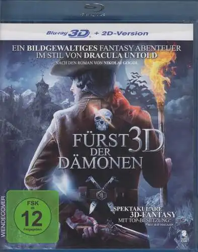 Blu-ray 3D: Fürst der Dämonen. 2015, Jason Flemyng u.a., Tiberius Film, 3D, 2D