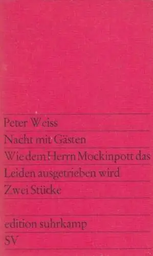 Buch: Nacht mit Gästen / Wie dem Hernn Mockinpott das Leiden... Weiss, Peter