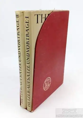 Buch: Aufsätze und Vorträge, Hetzer, Theodor. 2 Bände, 1957, gebraucht, gut