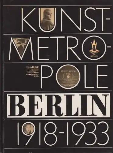 Buch: Kunstmetropole Berlin 1918-1933. Schrader / Schebera, 1987, Aufbau-Verlag