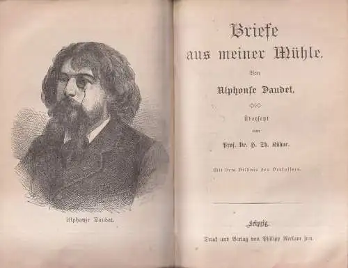Buch: Künstler-Ehen / Briefe aus meiner Mühle, A. Daudet, Reclam, 2 in 1 Bände