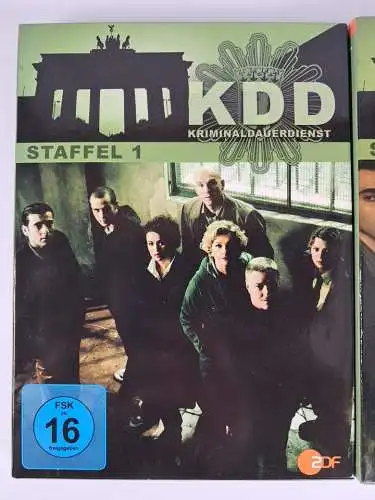 2 DVD-Boxen: KDD - Kriminaldauerdienst. Staffel 1-2, Götz Schubert, Krimiserie