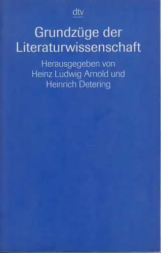 Buch: Grundzüge der Literaturwissenschaft, Arnold. Dtv, 1997, gebraucht, gut