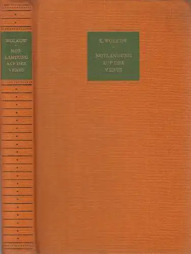 Buch: Notlandung auf der Venus, Wolkow, Konstantin. 1959, Kultur und Fortschritt