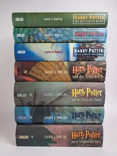 Buch: Harry Potter 1-7 (komplett), Joanne K. Rowling, Carlsen, 7 Bände