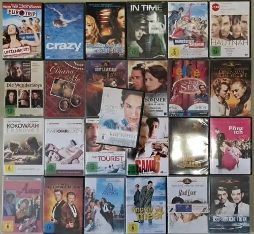 50 DVDs Sammlung / Konvolut / Paket Komödie, Drama, Western, Action, Blockbuster