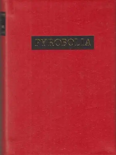 Buch: Pyrobolia, Prinzler, Heinz. 1981, Verlag für Grundstoffindustrie 5944