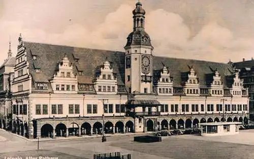 AK Leipzig. Altes Rathaus, Postkarte, Foto-Postkarten-Verlag Kurt Daniel