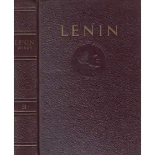 Buch: Werke. Band 31, Lenin, W. I. 1970, Dietz Verlag, April-Dezember 1959