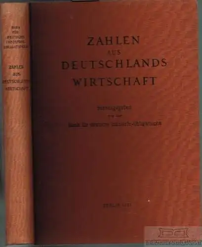 Buch: Zahlen aus Deutschlands Wirtschaft. 1931, Verlag von Reimar Hobbing