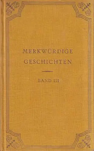 Buch: Merkwürdige Geschichten, Band 3 - Geschichten aus Japan, Hermann Hesse