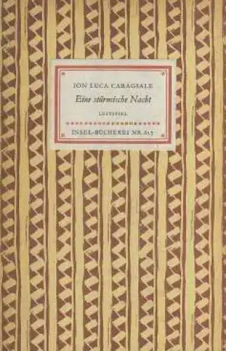 Insel-Bücherei 617, Eine stürmische Nacht, Caragiale, Ion Luca. 1956