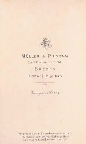 Fotografie Müller & Pilgram - Portrait Junger Herr, Fotografie, gebraucht, gut