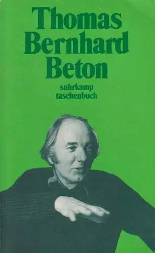 Buch: Beton, Bernhard, Thomas, 1995, Suhrkamp Verlag, gebraucht, sehr gut