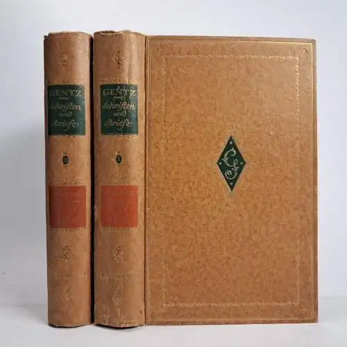 Buch: Friedrich von Gentz - Staatsschriften und Briefe 1+2, Drei Masken, 1921