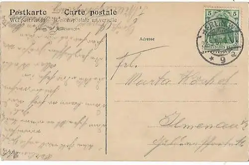 AK Berlin. Schlossbrücke mit Zeughaus. ca. 1907, Postkarte. Ca. 1907