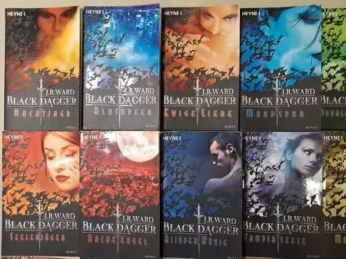 27 Bände The Black Dagger + Black Dagger Legacy + Die Bruderschaft, J. R. Ward
