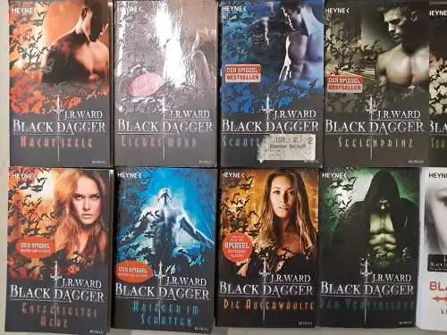 27 Bände The Black Dagger + Black Dagger Legacy + Die Bruderschaft, J. R. Ward