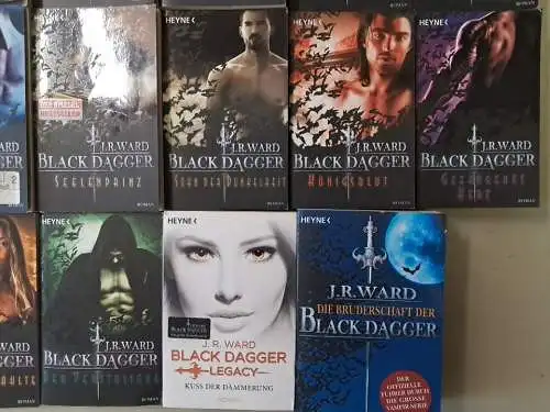 27 Bände The Black Dagger + Black Dagger Legacy + Die Bruderschaft, J. R. Ward