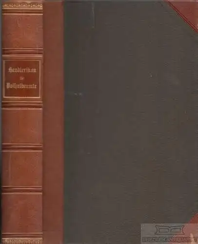Buch: Hand-Lexikon für Sächs. Polizeibeamte, Thiele, Wilhelm. 1904