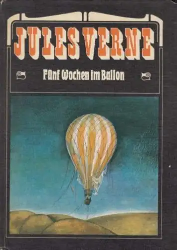 Buch: Fünf Wochen im Ballon, Verne, Jules. 1976, Verlag Neues Leben