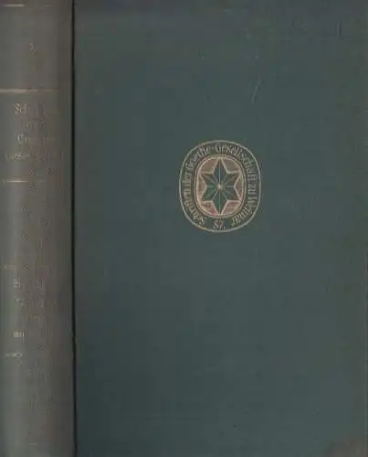 Buch: Schriften der Goethe-Gesellschaft 57, Goethes Preisaufgaben für bildende..