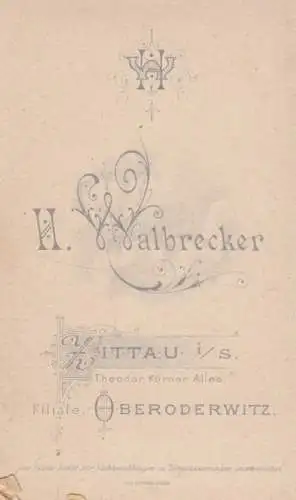 Fotografie H. Walbrecker, Zittau - Portrait junges Paar in Tracht, Fotografie