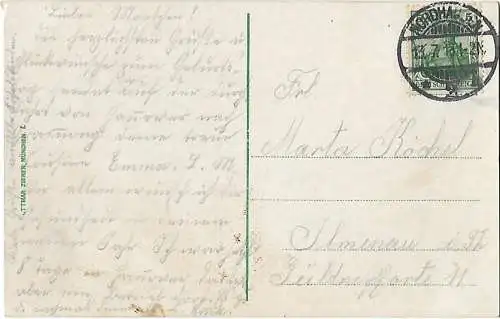 AK Nordhausen. Museum u. Kaiser Friedrich Denkmal. ca. 1911, Postkarte. Ca. 1911