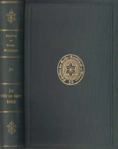 Buch: Schriften der Goethe-Gesellschaft 28, Aus Ottilie von Goethes Nachlaß