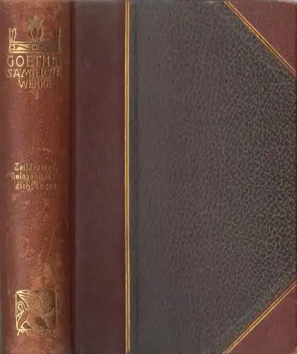 Buch: Goethes Sämtliche Werke Jubiläums-Ausgabe Band 9, Zeitdramen, Cotta