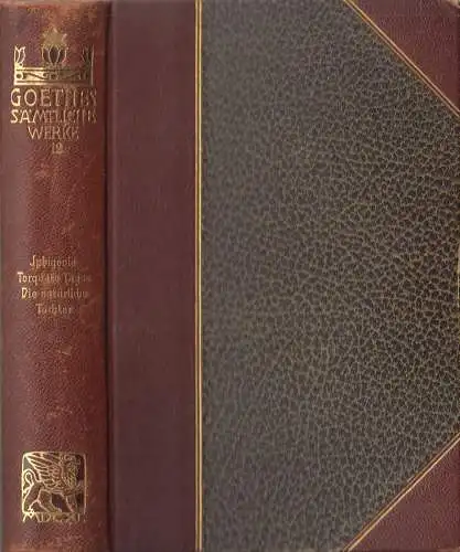 Buch: Goethes Sämtliche Werke Jubiläums-Ausgabe Band 12, Iphigenie, Torquato ...