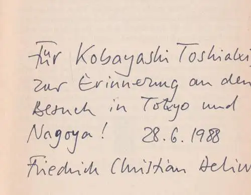 Buch: Adenauerplatz, Delius, Friedrich Christian, 1987, Rowohlt, Roman, signiert