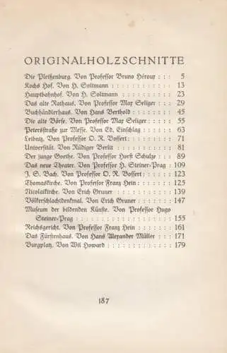 Buch: Leipzig. Ein Blick in das Wsen und Werden einer deutschen Stadt, Weigel