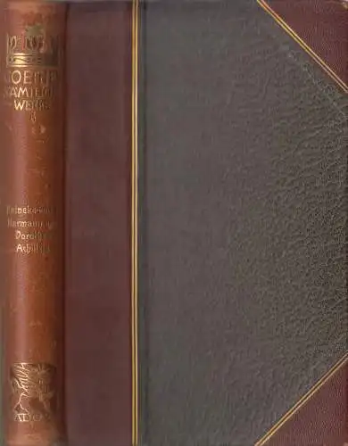 Buch: Goethes Sämtliche Werke Jubiläums-Ausgabe Band 6, Cotta, Reineke Fuchs ...