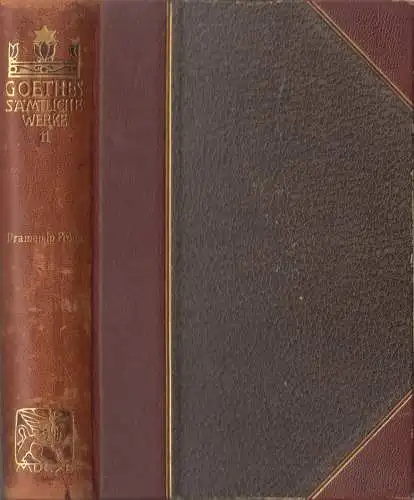 Buch: Goethes Sämtliche Werke Jubiläums-Ausgabe Band 11, Dramen in Prosa, Cotta