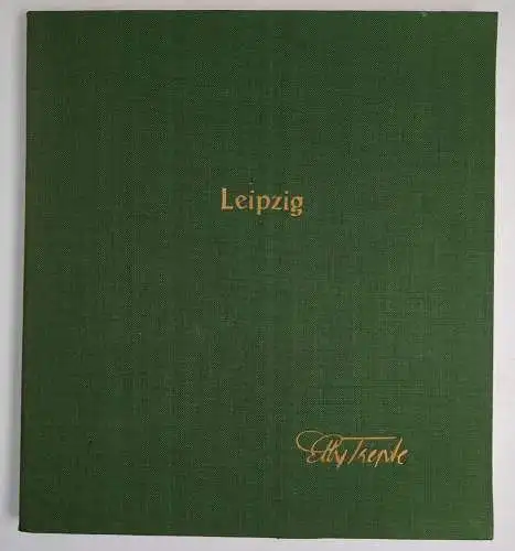 Mappe: Leipzig, 12 Schwarzweißfotos von Elly Trepte, Leipziger Motive