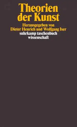 Buch: Theorien der Kunst, Henrich, Dieter, 1999, Suhrkamp Verlag, gebraucht, gut