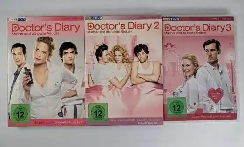 3 DVD-Boxen: Doctor's Diary. Staffel 1-3 (komplett), Serie, Diana Amft