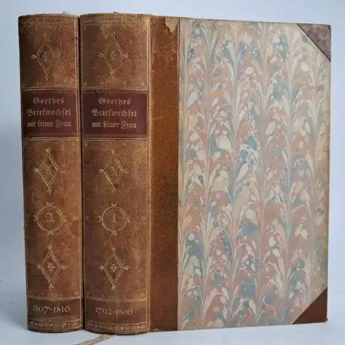 Buch: Goethes Briefwechsel mit seiner Frau, 2 Bände, Rütten & Loening, 1916
