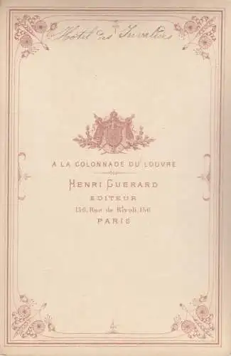 Fotografie H. Guerard, Paris - Hotel des Invalides (Paris), Fotografie. Fotobild