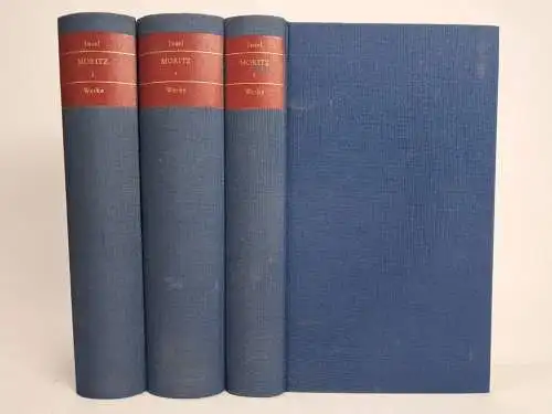 Buch: Karl Philipp Moritz - Werke 1-3, 1993, Insel, 3 Bände, gebraucht, gut