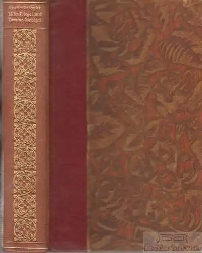 Buch: Uilenspiegel und Lamme Goedzak, Coster, Charles de, Insel-Verlag 59085