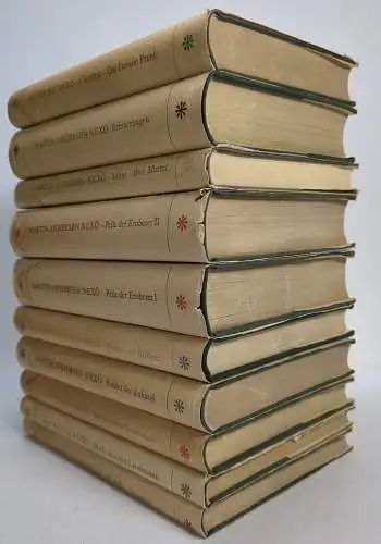 10 Bücher Martin Andersen Nexö - Gesammelte Werke in Einzelausgabe, Dietz Verlag