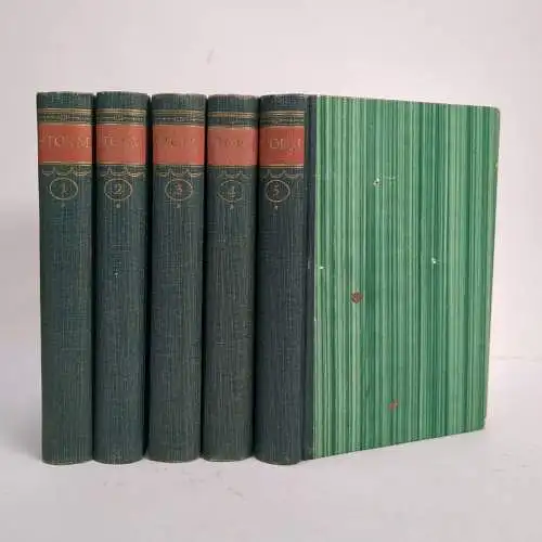 Buch: Theodor Storm - Sämtliche Werke, 5 Bände, 1924, Ullstein, gebraucht, gut