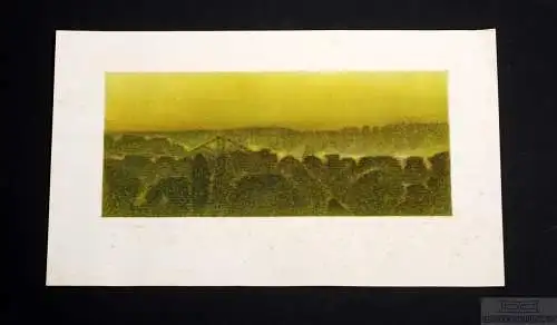 Buch: Radierung; Loschwitzer Brücke, Beier, Wolfgang. Kunstgrafik