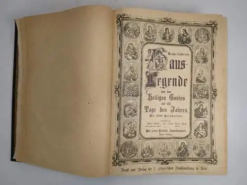Buch: Große illustrirte Haus-Legende von den Heiligen Gottes, Werfer, Ebner