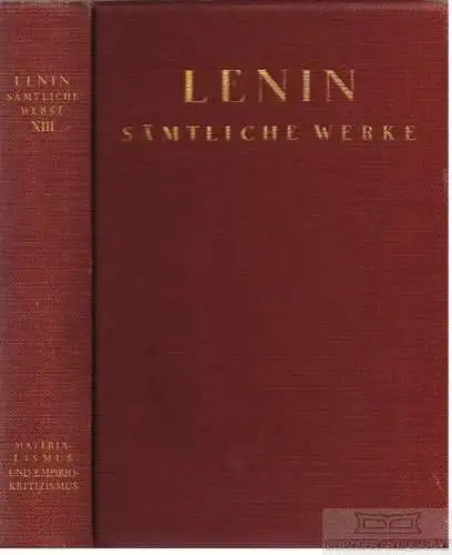 Buch: Materialismus und Empiriokritizismus - Kritische Bemerkungen über... Lenin
