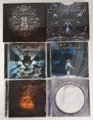 7 CDs Nightwish: Once, Highest Hopes, Imaginaerum, Human Nature, Dark Passion...