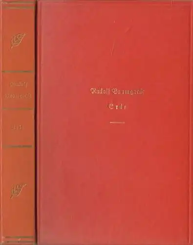 Buch: Erde, Eine Novelle, Rudolf Baumgardt, 1928, Reclam Verlag, mit Exlibris