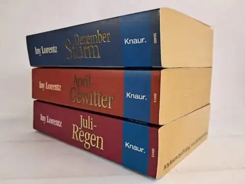 Buch: Die Trettin-Trilogie, Iny Lorentz, Dezembersturm, Aprilgewitter, Juliregen